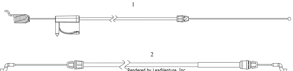 Cables Diagram and Parts List for SC300HW (12ABB2M5709)(2017) Cub Cadet Lawn Mower